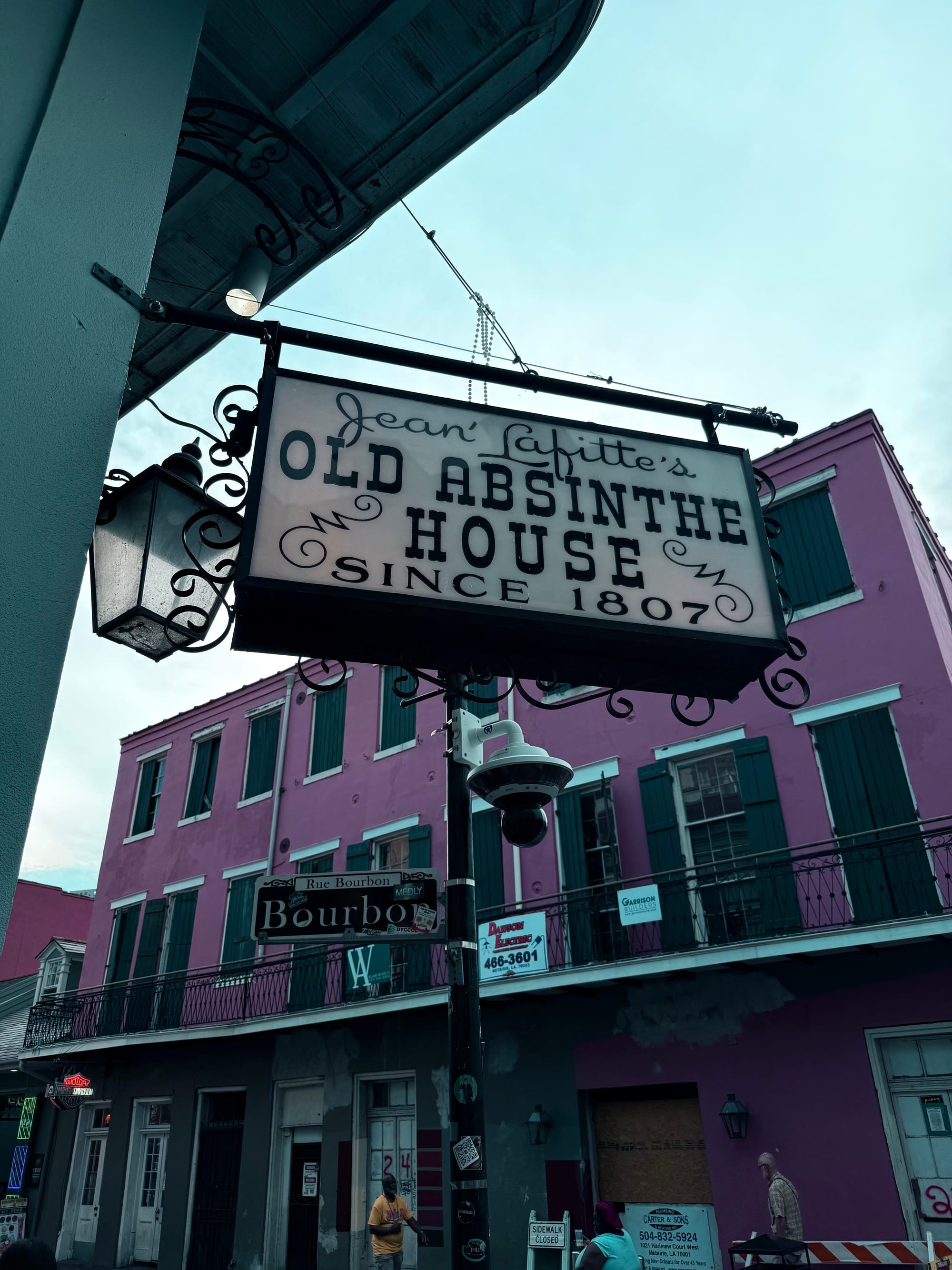 Outdoor Signage for the Old Absinthe House. (2025).